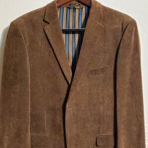 Caramel Tan Brown Corduroy Blazer